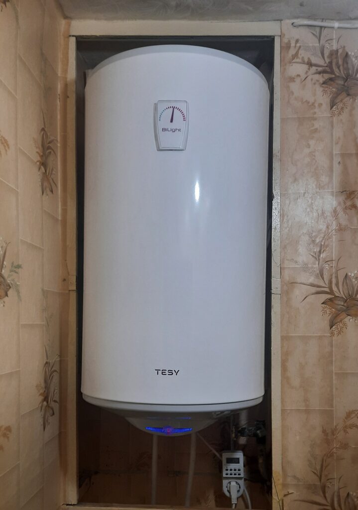 Установка водонагревателя